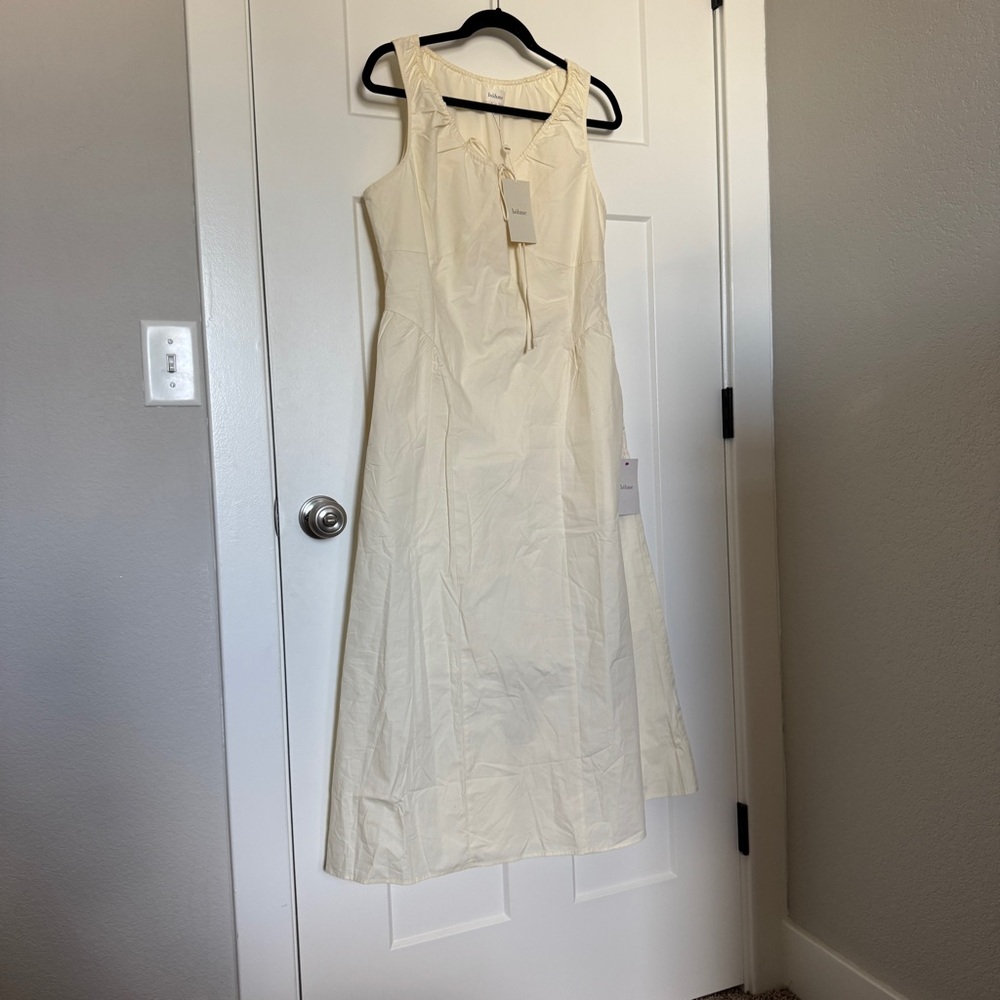 Bohme Cream Midi Dress